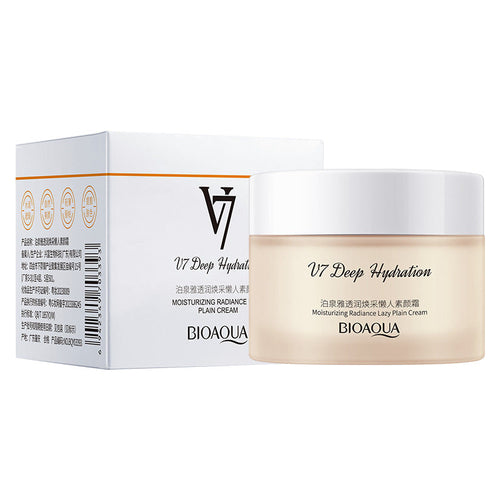 Cremă de față pentru luminozitatea tenului, tip „lazy cream
