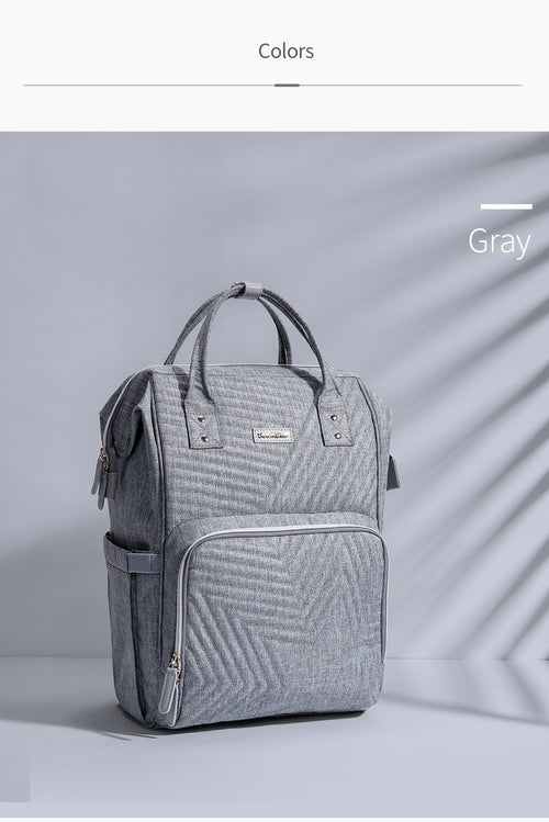 Modern Quilted Diaper Bag Backpack/Rucsac-geantă matlasat pentru mămici