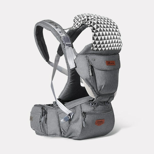 Ergonomic 3-in-1 Baby Carrier and Hipseat/Sistem ergonomic de purtare 3 în 1 pentru bebeluși