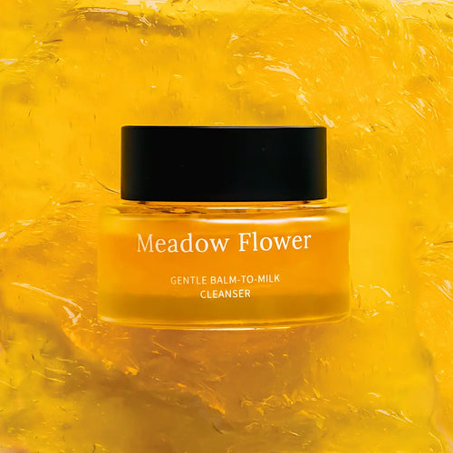 Balsam purificator blând Meadow Flower, cu transformare din balsam în lapte
