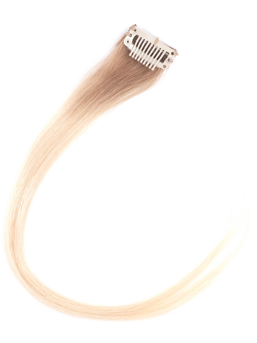 DARK BLONDE OMBRE HIGHLIGHTS CLIP-IN HAIR EXTENSIONS  SET OF 4 PCS