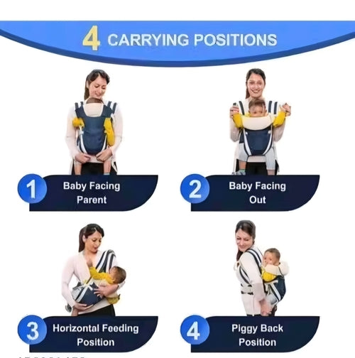 Ergonomic Baby Carrier with Padded Support