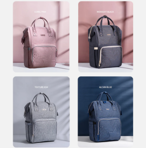 Modern Quilted Diaper Bag Backpack/Rucsac-geantă matlasat pentru mămici