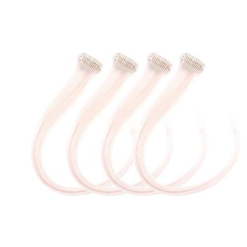 ICE BLONDE HIGHLIGHTS CLIP-IN HAIR EXTENSIONS SET OF 4 PCS