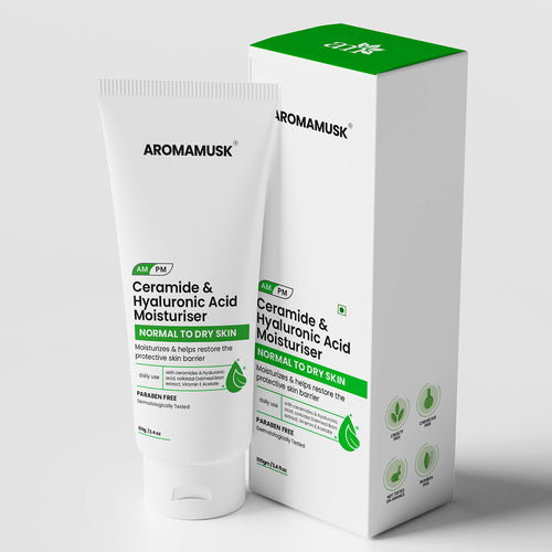 Cremă hidratantă cu ceramide și acid hialuronic pentru piele normală până la uscată