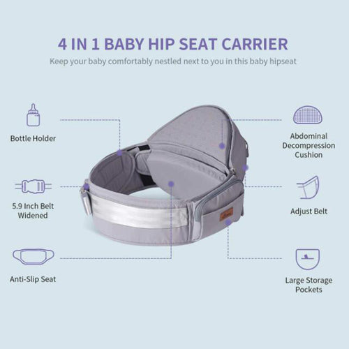 Ergonomic Hip Seat with Cushion /Scaun ergonomic de șold cu pernă pentru copii