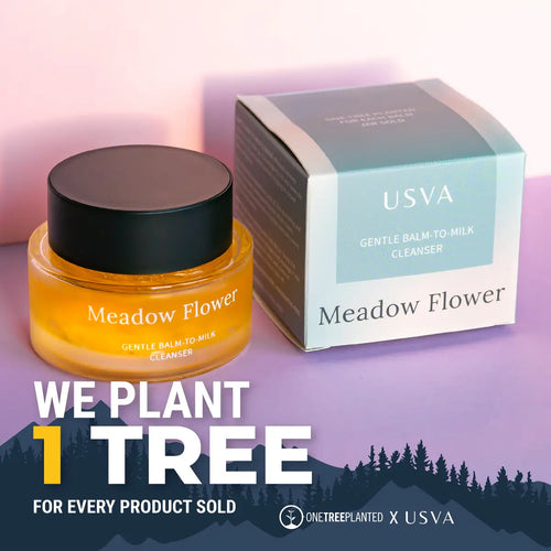 Balsam purificator blând Meadow Flower, cu transformare din balsam în lapte