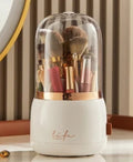 360° Rotating Makeup Organizer, Clear Cosmetic Storage Box with
