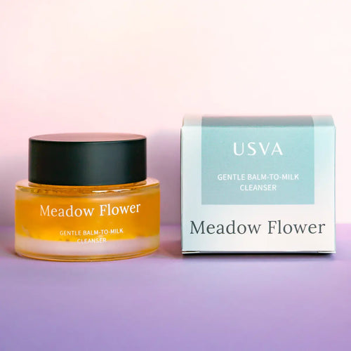 Balsam purificator blând Meadow Flower, cu transformare din balsam în lapte
