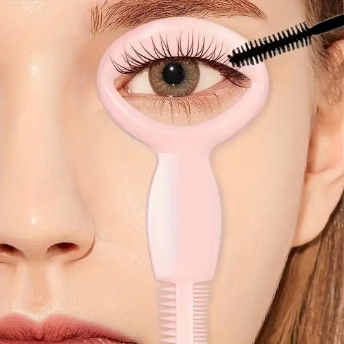1pc Eyeliner Stencil Kit – Mascara Shield Guard with Comb