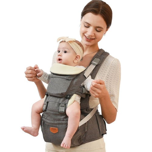 Ergonomic 3-in-1 Baby Carrier and Hipseat/Sistem ergonomic de purtare 3 în 1 pentru bebeluși