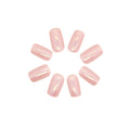 Set unghii false Press-On cu lipici și stickere cu gel, vârfuri reutilizabile