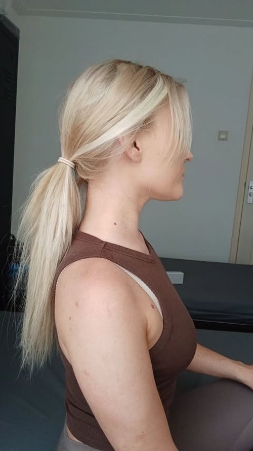 ICE BLONDE HIGHLIGHTS CLIP-IN HAIR EXTENSIONS SET OF 4 PCS