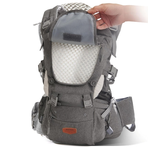 Ergonomic 3-in-1 Baby Carrier and Hipseat/Sistem ergonomic de purtare 3 în 1 pentru bebeluși