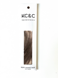 DARK ASH BROWN HIGHLIGHTS CLIP-IN EXTENSIONS SET OF 4 PCS