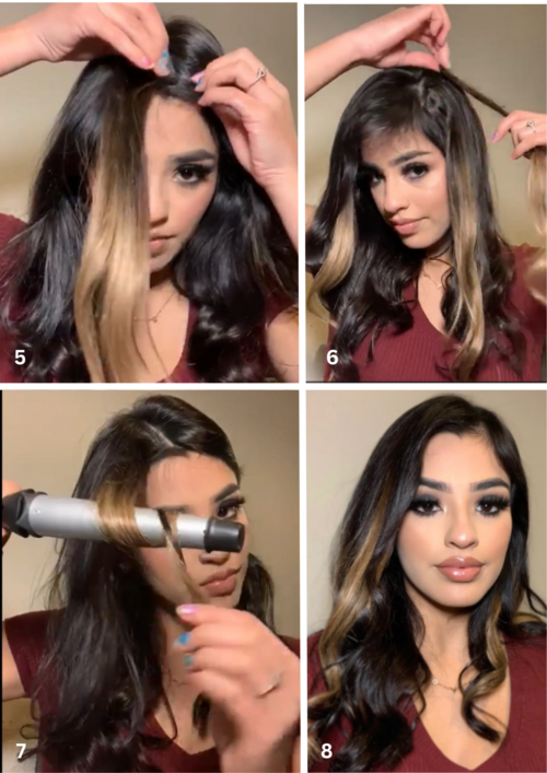 Caramel Brunette Ombre Highlights Set of 4