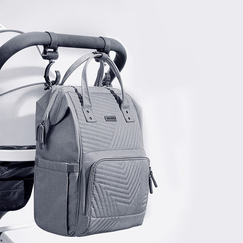 Modern Quilted Diaper Bag Backpack/Rucsac-geantă matlasat pentru mămici
