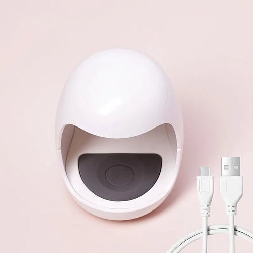 Portable Mini Nail Lamp – USB Charging Gel Polishing Lamp for Home