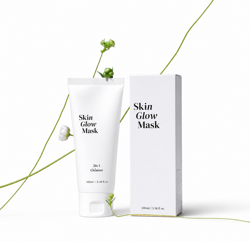 Mască pentru strălucirea pielii și gel de curățare 2-în-1 Skin Glow, 100ml