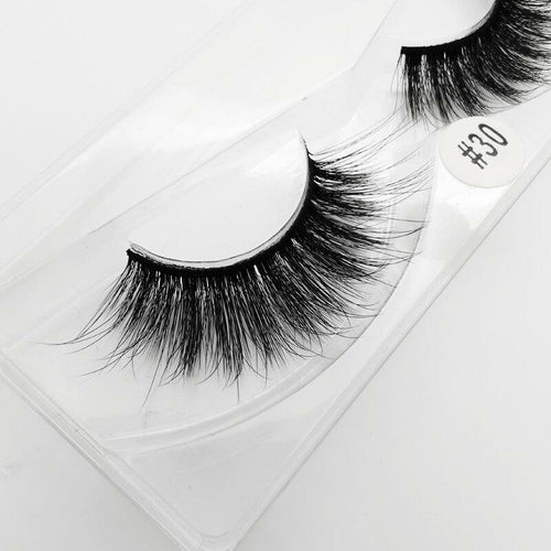 Gene false din păr de nurcă (Mink) Engros, set 20/30/40/100 bucăți – Gene false pufoase (Fluffy)